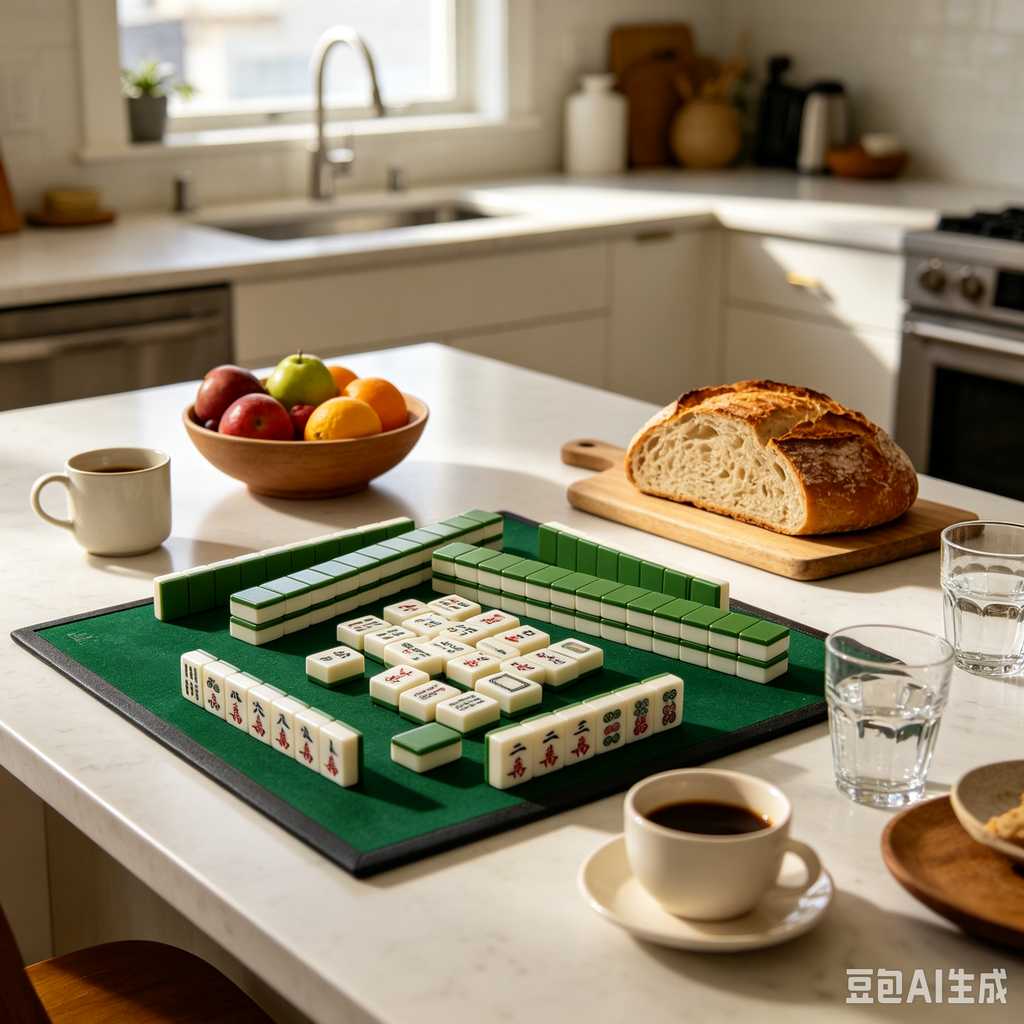 modern text mahjong tiles
