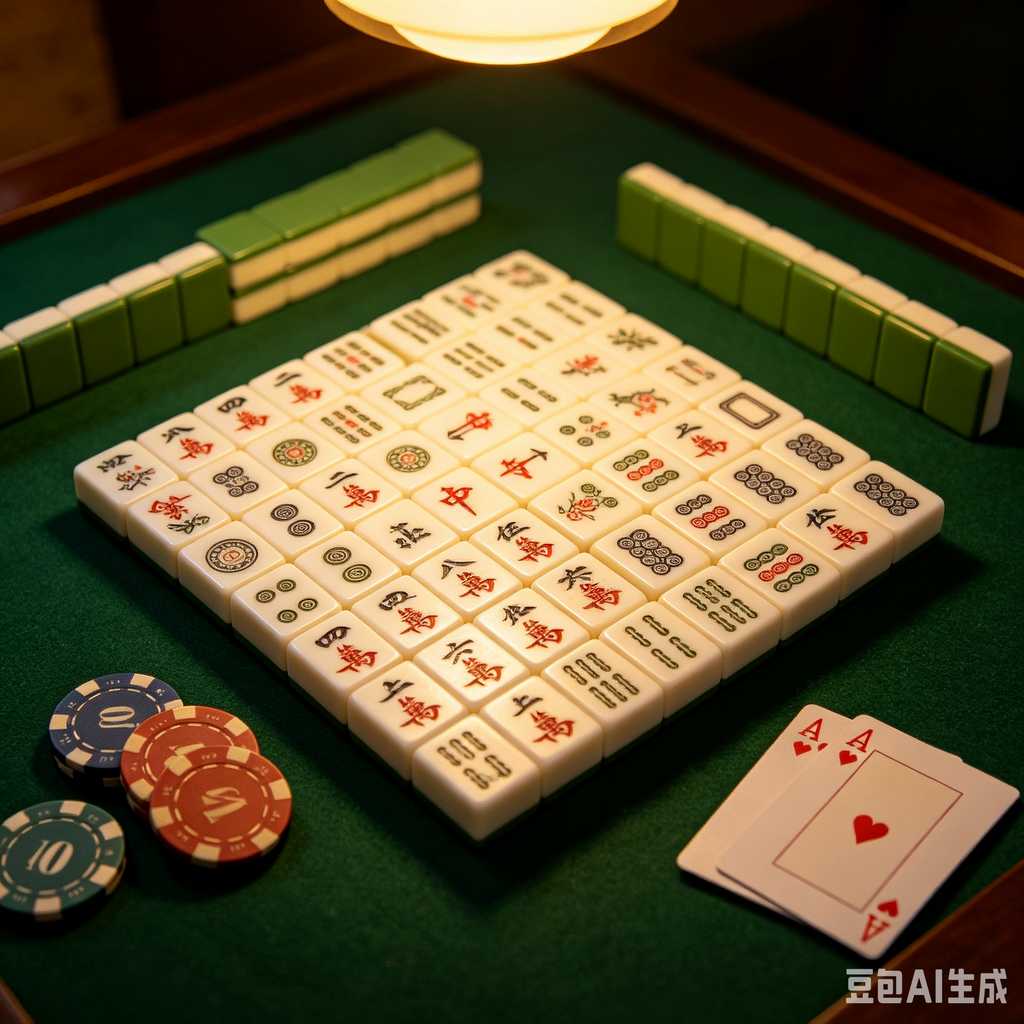 unique color mahjong tiles design
